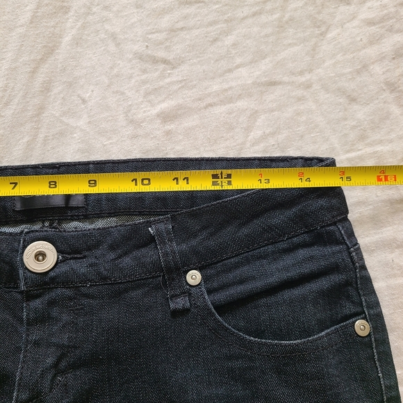 Seductions Women's Black Denim Casual Summer Skinny Capris Jeans - Picture 10 of 12